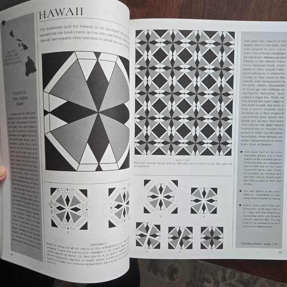 Book, American Quilt Blocks: 50 Patterns for 50 States, Very Good Condition - Picture 4 of 9